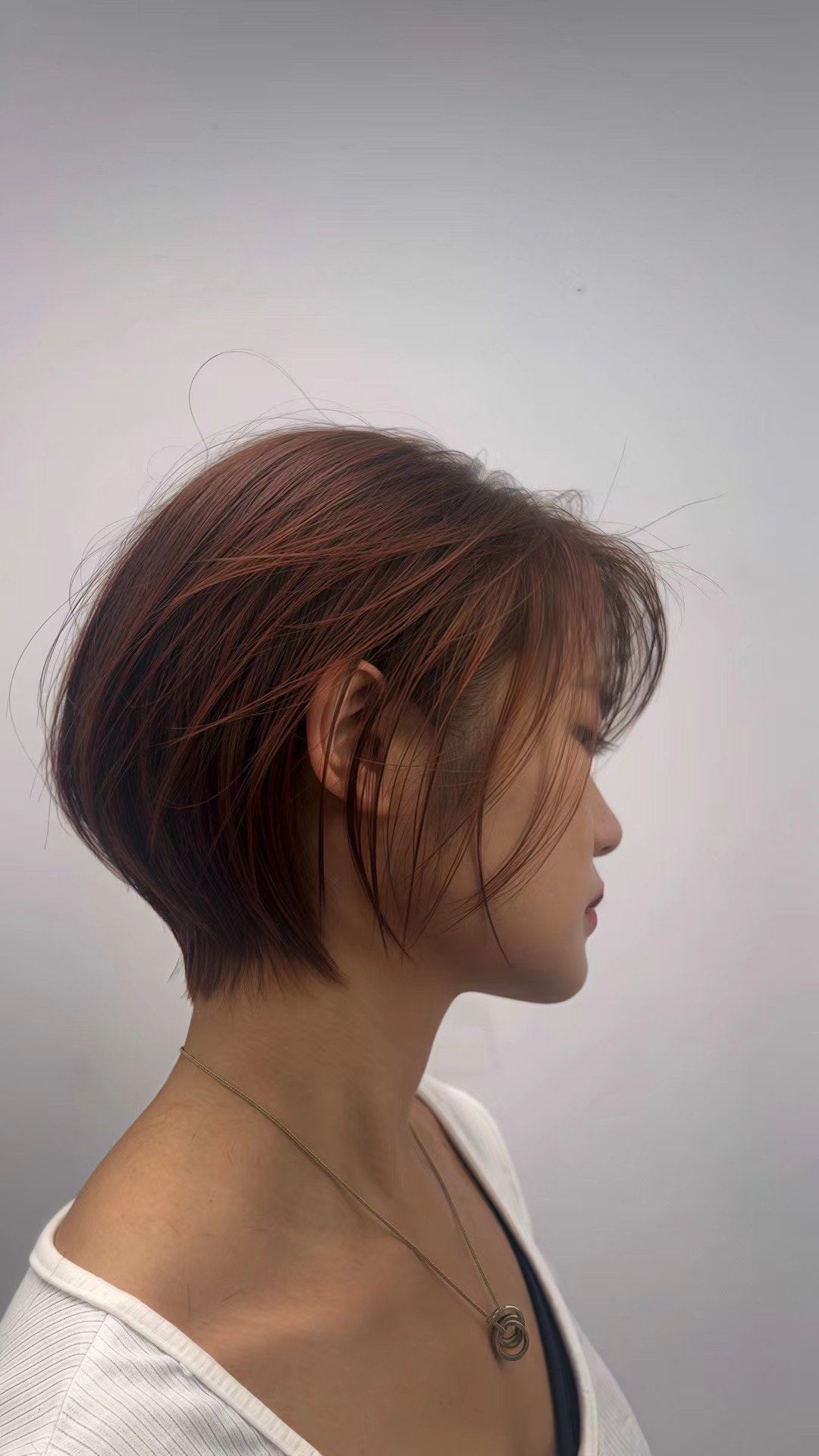 女士短发 #染发设计