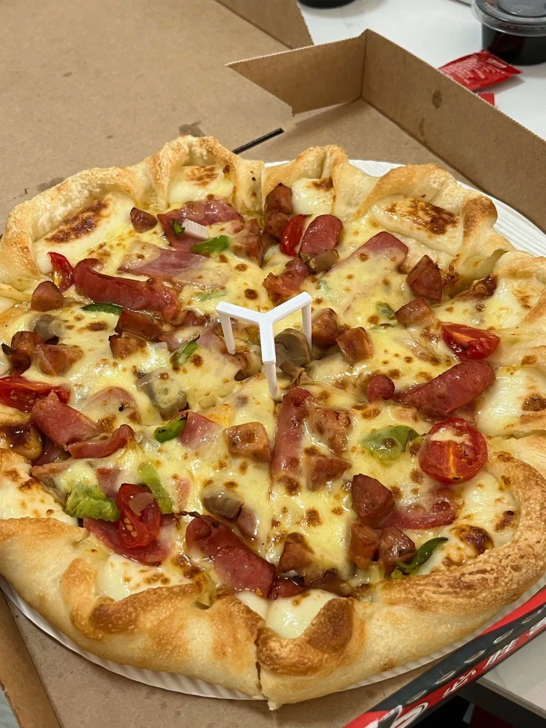 芝心卷边披萨我的天菜