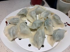 春·荠菜扇贝饺-船歌·鱼水饺青岛菜(金狮广场店)