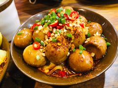 辣卤鹌鹑蛋-楚媚娘炭火蛙锅(宽厚里店)