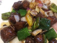 黑椒牛仔粒-骏莱海鲜鱼港(五角场店)