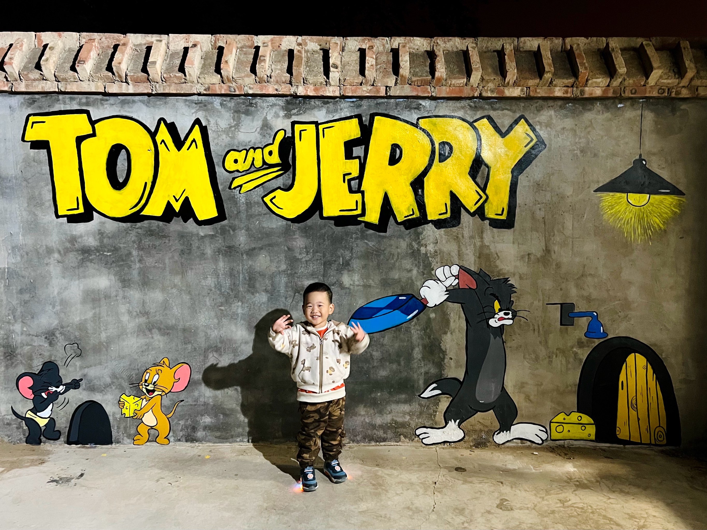 墙绘 猫和老鼠 附秘籍➕物料清单