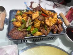 馕丁炒烤肉-宁夏国强手抓羊肉·清真菜(未央路凤三店)