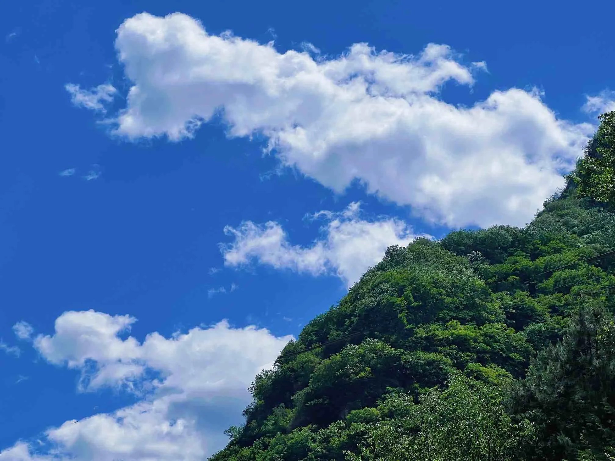 天空云朵图片唯美现实图片