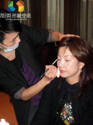 旭英形象空间—明星合作合影-旭英形象空间