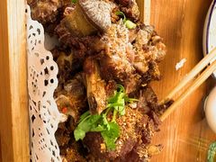 炭烤三叉骨-五谷粮煎饼卷大葱(景星店)