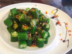 白灼秋葵-津菜宋记老房子(鼓楼店)
