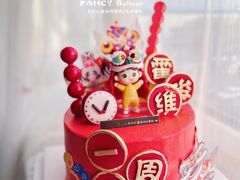 -卡比儿童蛋糕·心意定制·低脂零卡糖动物奶油FancyBALLOON(滨海店)