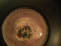 卡布奇诺蘑菇汤配牛肝菌-AZUL by FUEL蓝色·法式酒馆(琶醍店)