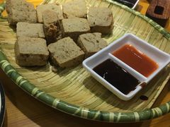 干炸臭豆腐-丁记盐蘸牛肉·新杭菜(河东路店)