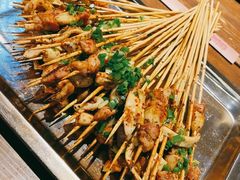 蒜爆鸡-盟重烧烤(东瓜山创始店)