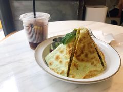 芝士鲜虾夹饼-KAFVS咖啡思咖啡馆(香海路店)