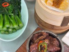 白灼菜心-雅香园·30年老字号顺德酒家(乐从岳步店)