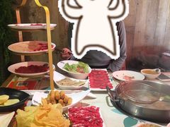油炸豆皮-南城十里潮汕鲜牛火锅·鲜虾生滚粥(融汇老商埠店)