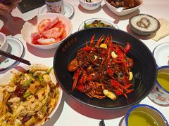 标准招牌爆香大虾-丹虾|文和友小龙虾·烙锅(陕西路旗舰店)