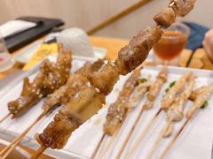 烤羔羊肉串-木屋烧烤(岗顶二店)