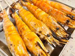 盐烤罗氏虾-白仁仔· 活烤海鲜 宵夜(豫园店)