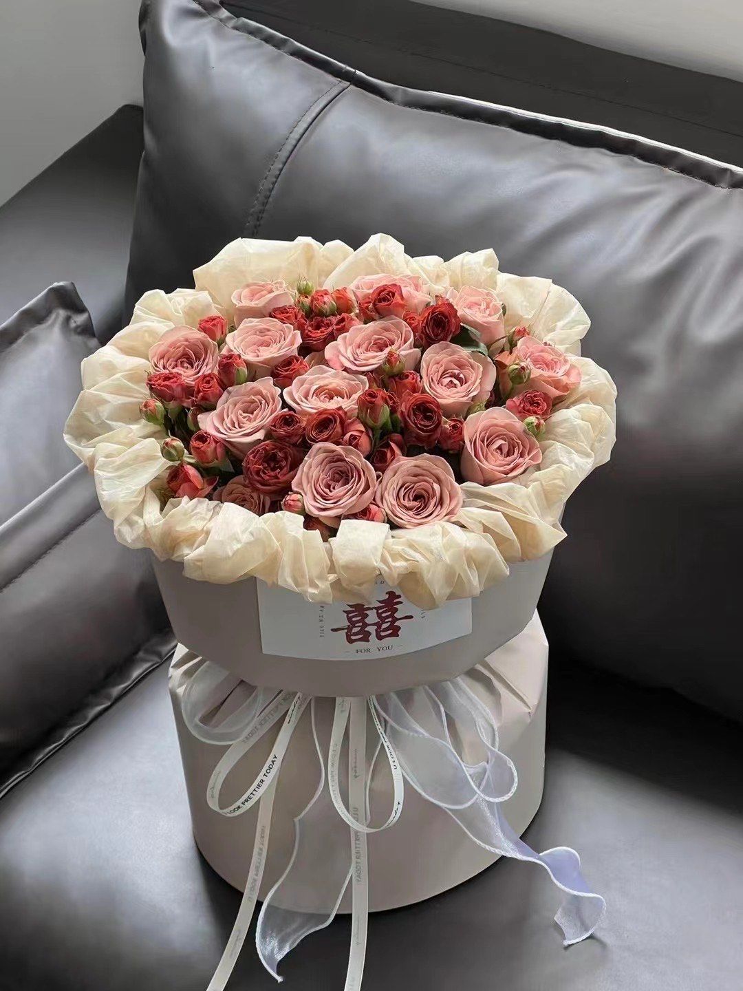 挺文艺的精致花束#鲜花