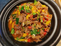 柠檬香草炒黄牛肉-茄子恰恰·新云南小炒(坪山益田店)