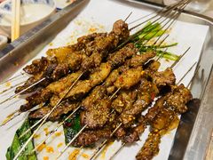 秦川黄牛招牌烤肉筋-叁宝烧烤 西安烧烤 领跑品牌(学府路店)