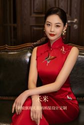 -禾米旗袍妈妈装礼服定制(嘉业国贸店)