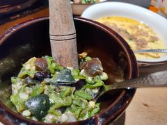 皮蛋青椒擂茄子-费大厨辣椒炒肉(富兴店)