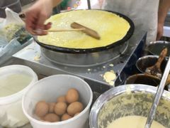 现做现卖&nbsp;摊煎饼-鑫海韵通大卖场(石园店)