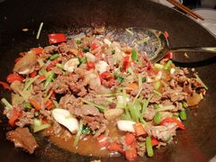 小炒黄牛肉-小隐人家(乐松店)