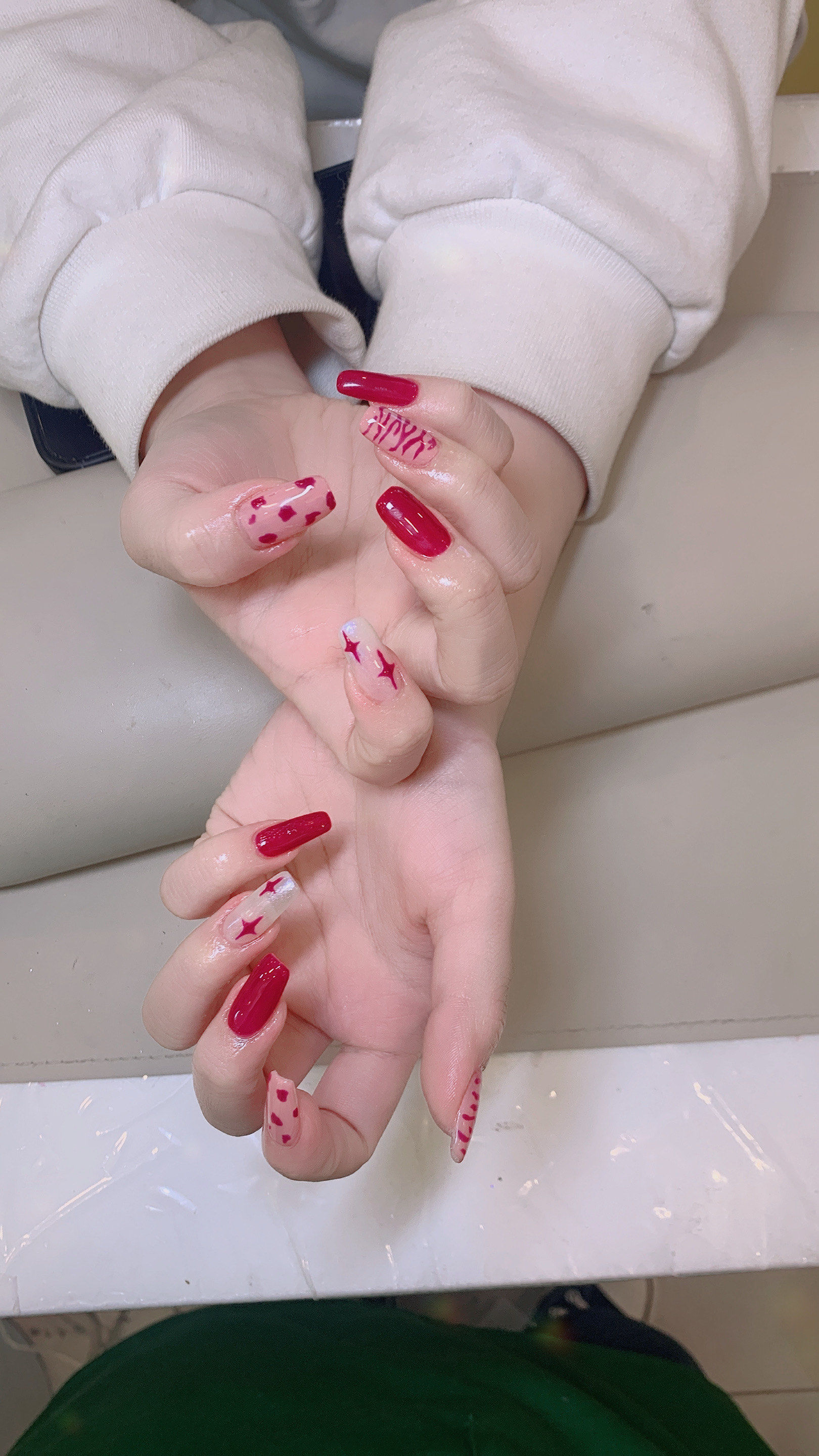 斑马纹美甲97