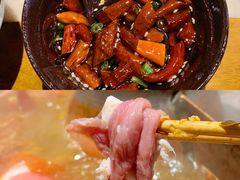 现炸辣椒油-京门老爆三·铜锅涮肉 爆肚(望京店)