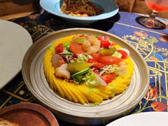 芒果大虾沙拉-第101座花园餐厅(湖滨88店)