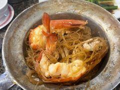 干捞粉丝配大虾-中国城银都鱼翅酒楼