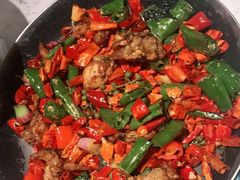 青椒干锅牛蛙-大榕树下顺德菜(融创茂店)