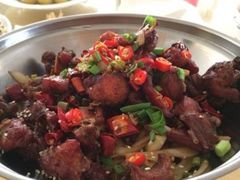 干锅山兔肉-下梅人家土菜馆(历史文化餐厅度假区店)