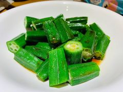 白灼秋葵-嘻小北·兰州清汤牛肉面(太平洋森活天地店)