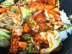 五花肉鱿鱼盖饭-HONGA HONGA雄家(曹路店)