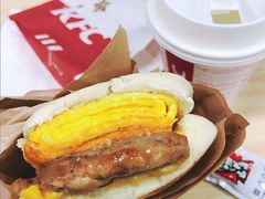 炙烤鸡腿厚蛋烧帕尼尼-肯德基(安定门店)