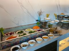 自助调料区-天际餐厅(广州珠江新城假日酒店)