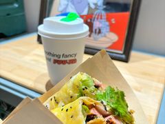 双蛋培根火腿肠煎饼-虎伢Fuuya!咖啡煎饼(陆家嘴波特营店)