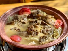 腊排骨+腊猪蹄招牌锅底-阿婆情腊排骨火锅(饮玉巷店)