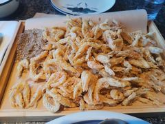 炸青虾-渔民船说·北塘海鲜·天津菜·海肠捞饭(北塘古镇店)