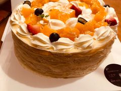 动物奶油榴莲千层蛋糕-艾加柒克蛋糕茶歇甜品台(春熙路店)