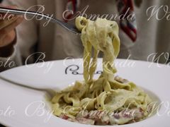 培根蛋汁白酱宽意面-BONAZZA 意大利餐厅