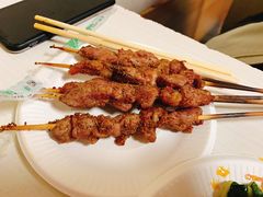 -老红桥炸灌肠牛肚锅烧烤(定福庄店)