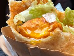 -小红车炸蛋葱油饼