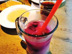 野生蓝莓优格气泡饮-豪客来牛排(夫子庙店)