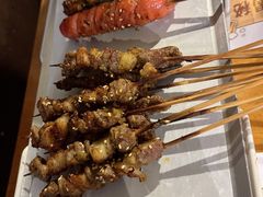 烤羔羊肉串-木屋烧烤(白石洲店)
