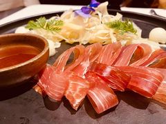 三年金钱火腿配大理手撕乳扇-泓0871臻选云南菜·味庄