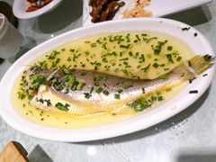 雪菜蒸大黄鱼-绍兴饭店(大宁店)