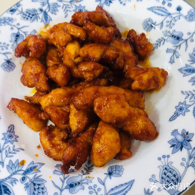 没猪肉，吃鸡肉。